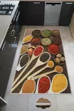 Matto (50 x 80), monivärinen, 80 x 50 cm, antibakteerinen, konepestävä - Pienet matot ja käytävämatot - 8682870629561 - 2