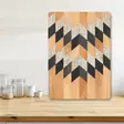 Monivärinen 100% Karkaistu Lasi Leikkuulauta 20x30 cm - Antibakteerinen, Helppo Puhdistaa, Liukumattomat Silikonijalat - Keittiötyövälineet - 8684283727841 - 1
