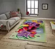 Monivärinen 120x180 cm Matto - 100% Polyesteri, Digitaalinen Painatus, Konepestävä, Liukumaton Alapuoli - Suuret ja keskikokoiset matot - 8683342178211 - 2
