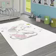 Monivärinen 180 x 280 cm Polyesterimatto - Konepestävä, Liukumaton, Digitaalipainettu, Raschel-neulottu, 10 mm Paksuus - Suuret ja keskikokoiset matot - 8682870685451 - 2