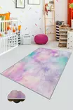 Monivärinen 3D Digitaalipainettu Polyesterimatto 120x180 cm - Antibakteerinen, Konepestävä, Liukumaton PVC-pohja - Suuret ja keskikokoiset matot - 8681875853001 - 2