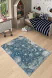 Monivärinen Antibakteerinen eteisen matto käytävämatto 100x200 cm - 100% Polyesteri, Digitaalinen Painatus, Konepestävä, Liukumaton Alusta - Suuret ja keskikokoiset matot - 8683342890571 - 2