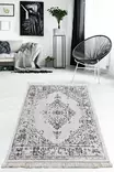 Monivärinen Antibakteerinen Konepestävä Matto 80x120 cm - 100% Polyesteri, Luistamaton, 10 mm Paksuus - Pienet matot ja käytävämatot - 8682870871731 - 1