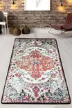 Monivärinen Antibakteerinen Matto 200x290 cm - 100% Polyesteri, Konepestävä, Liukumaton, 10 mm Nukka, 700 gr/m² - Suuret ja keskikokoiset matot - 8683342189941 - 1