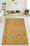 Monivärinen Antibakteerinen Matto 80x120 cm - Konepestävä, Luistamaton, 100% Polyesteri, 10 mm Kokonaispaksuus - Pienet matot ja käytävämatot - 8682870881211 - 1