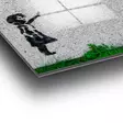 Monivärinen Banksy Koristeellinen Karkaistu Lasi Maalaus 30x45 cm - Taiteellinen Seinäkoriste Kestävyydellä - Taulut ja kehykset - 8683342792851 - 12