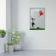 Monivärinen Banksy Koristeellinen Karkaistu Lasi Maalaus 30x45 cm - Taiteellinen Seinäkoriste Kestävyydellä - Taulut ja kehykset - 8683342792851 - 5