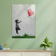 Monivärinen Banksy Koristeellinen Karkaistu Lasi Maalaus 30x45 cm - Taiteellinen Seinäkoriste Kestävyydellä - Taulut ja kehykset - 8683342792851 - 4