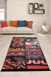 Monivärinen eteisen matto käytävämatto 80x150 cm - 100% Polyesteri, Antibakteerinen, Konepestävä, Liukumaton, Digitaalinen Painatus - Pienet matot ja käytävämatot - 8682870124141 - 2