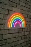 Monivärinen IP67 Vesitiivis Koristeellinen Muovinen LED-Seinävalaisin, Joustavat Neon-nauhat, 50x26x2 cm, 12V DC - Valokoristeet ja valohahmot - 8682870655751 - 3