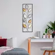 Monivärinen Käsintehty Koristeellinen Metalliseinäkoriste 32x90 cm - Yksilöllinen Taideteos Kodin Sisustukseen - Koristeet, koriste-esineet - 8683743679881 - 4