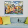 Monivärinen Koristeellinen Canvas-taulu 70x100 cm - 100% Puukehys, 3 cm Paksuus - Kestävä ja Helppo Ripustaa - Taulut ja kehykset - 8682870223141 - 1