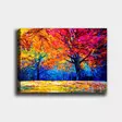 Monivärinen Koristeellinen Canvas-taulu 70x100 cm - 100% Puukehys, 3 cm Paksuus - Seinäsisustus Taulu - Taulut ja kehykset - 8682870219021 - 2