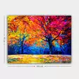 Monivärinen Koristeellinen Canvas-taulu 70x100 cm - 100% Puukehys, 3 cm Paksuus - Seinäsisustus Taulu - Taulut ja kehykset - 8682870219021 - 3