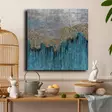Monivärinen Koristeellinen Canvas-taulu 70x70 cm - 100% Canvas ja Mäntykehys - Tyylikäs Sisustuselementti - Taulut ja kehykset - 8684282626381 - 3