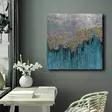 Monivärinen Koristeellinen Canvas-taulu 70x70 cm - 100% Canvas ja Mäntykehys - Tyylikäs Sisustuselementti - Taulut ja kehykset - 8684282626381 - 4