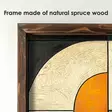 Monivärinen Koristeellinen Kehystetty MDF-maalaus - 40x120x3,5 cm - UV-painatus - 100% MDF ja Mäntykehys - Taulut ja kehykset - 8684283650811 - 4