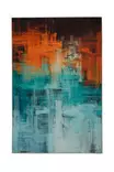 Monivärinen Matto 160x230 cm - 100% Polyesteri, Antibakteerinen, Konepestävä, Liukumaton, 3D Digitaalipainatus - Suuret ja keskikokoiset matot - 8681875631951 - 5