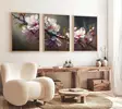Monivärinen MDF-seinäkoriste 3-osainen: 50x70 cm Kehystetty Maalaus, 100% MDF ja Massiivipuu, Elegantti Sisustus - Taulut ja kehykset - 8684282341321 - 3