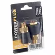 Paineilmaliitin 2 kpl Powerplus - Paineilmaletkut ja liittimet - 5400338041211 - 1
