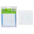 PNI SafeHome DIM202 2X700W Dual Touch -kytkin ja himmennin, jännitteinen johto, ei nollaa, lasi - Kytkimet - 5949066530081 - 1