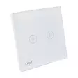 PNI SafeHome DIM202 2X700W Dual Touch -kytkin ja himmennin, jännitteinen johto, ei nollaa, lasi - Kytkimet - 5949066530081 - 8