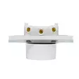 PNI WP222W yksinkertainen x2 sisäänrakennettu pistorasia valkoisella lasikehyksellä - PNI tuotteet - 5949066530241 - 5