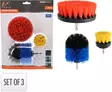 Porakoneharjasarja nylon 3 kpl - Teräsarjat - 8721037783491 - 1