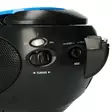 Portable stereo FM radio with CD player Blue / Black - Radiot ja MP3/4-soittimet - 8711902045021 - 45