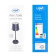 Pöytävalaisin PNI LT04B LED 2,5W, akku 1200 mAh, lataus USB-C:n kautta, 150 lumenia, lämmin valkoinen valo 3000K, väri Musta - PNI tuotteet - 5949066538391 - 12