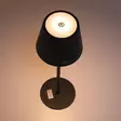 Pöytävalaisin PNI LT04B LED 2,5W, akku 1200 mAh, lataus USB-C:n kautta, 150 lumenia, lämmin valkoinen valo 3000K, väri Musta - PNI tuotteet - 5949066538391 - 4