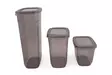 Säilytyslaatikko-setti (24 osaa), antrasiitti, 12 x 16,5 x 27,5 cm, kestävä, BPA-vapaa - Muovilaatikot ja säilytyslaatikot - 8683342845991 - 4