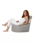Säkkituoli ulkokäyttöön, savunharmaa, 70 cm, 70 cm, 35 cm, kestävä, vedenpitävä, mukava - Säkkituolit - 8683743038831 - 5