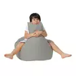 Säkkituoli ulkokäyttöön, savunharmaa, 70 cm, 70 cm, 35 cm, kestävä, vedenpitävä, mukava - Säkkituolit - 8683743038831 - 3