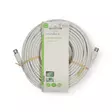 Satelliitti- ja Antennikaapeli | F uros | F uros | Niklattu | 50 dB | 75 Ohm | Tuplasuojattu | 20.0 m | Pyöreä | PVC | Valkoinen | Label - Antennikaapelit - 5412810426201 - 66