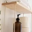 Seinähylly 100% Kuusipuuta, Käsintehty, Pähkinänvärinen, 40x14x2 cm, 2 kpl, Kiinnitettävä Seinään - Seinähyllyt - 8681875395181 - 4