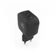 Seinälaturi | 35 W | GaN | PD3.0 | 1.75 / 2.33 / 2.92 / 3.0 A | Lähtöliitäntöjen määrä: 2 | 2x USB-C | Automaattinen Jännitteen Valinta | Musta - Verkkolaturit - 5412810470181 - 41