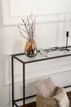 Senkki, musta, 100 cm x 80 cm x 30 cm, kestävä, tyylikäs - Lipastot ja senkit - 8683742474951 - 4