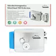 SilverCloud YE910 sähkömagneettinen säde, 12V, valmistettu ruostumattomasta teräksestä, kaksoisnapalla ja painikkeella, Fail Secure NC yhteensopiva kulunvalvontajärjestelmien kanssa - PNI tuotteet - 5949066501821 - 1