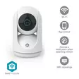 SmartLife Sisäkamera | 3MP Full HD 1296p | Kääntö/kallistus | MicroSD (ei sisälly) / Onvif / Pilvipalvelutallennus (valinnainen) | Yökuvaus | Valkoinen - Sisäkamerat - 5412810468751 - 1