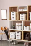 SmartStore Säilytyskorin kansi valkoinen - Muovilaatikot ja säilytyslaatikot - 7332462085251 - 9
