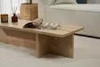 Sohvapöytä, safiiritammi, 120cm x 30cm x 45cm, kestävä, moderni design - Sohvapöydät - 8684283787821 - 5