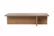 Sohvapöytä, safiiritammi, 120cm x 30cm x 45cm, kestävä, moderni design - Sohvapöydät - 8684283787821 - 1