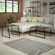 Sohvapöytäsarja - Anthracite Black - 100% Melamiinipinnoitettu Lastulevy - 100% Metalli - 88x38x50 cm & 57x45x55 cm - Sohvapöydät - 8681875478181 - 3