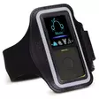 Sport MP3/4-soitin, jossa on askelmittari, urheilukorvatulpat ja urheiluranneke Lime - Radiot ja MP3/4-soittimet - 8711902034551 - 45