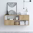 Tammi Konsoli - 100% Melamiinipinnoitettu Lastulevy, 120x50x22 cm, Tyylikäs ja Kestävä Huonekalu, Yksi Paketti - Lipastot ja senkit - 8683742502081 - 2