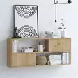 Tammi Konsoli - 100% Melamiinipinnoitettu Lastulevy, 120x50x22 cm, Tyylikäs ja Kestävä Huonekalu, Yksi Paketti - Lipastot ja senkit - 8683742502081 - 3