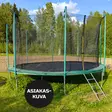 Trampoliini 426 cm turvaverkolla - Trampoliinit - 6438168106571 - 4