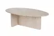 Travertiini Sohvapöytä - 100% Melamiinipinnoitettu Lastulevy, 18mm, 120x40x65cm, Helppo Koota, Tyylikäs ja Kestävä - Sohvapöydät - 8684283887651 - 8