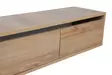 TV-taso, 180x30x25 cm, Tammi, 100% Melamiinipinnoitettu Lastulevy, Useita Hyllyjä, Seinään Kiinnitettävä, Moderni Design - TV-tasot - 8682870971561 - 7